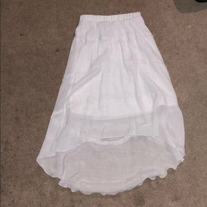 White long skirt